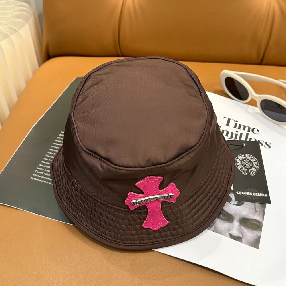 Chrome Hearts patchwork cross bucket hat - image 3